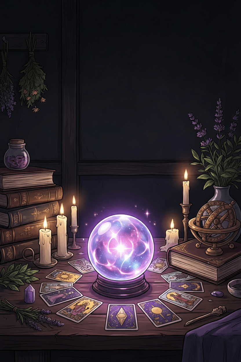 신비로운 수정구