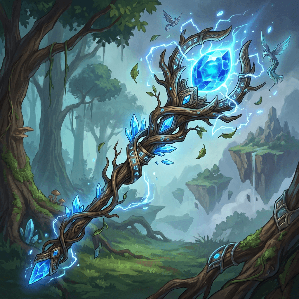 윙가르디움 레비오사 지팡이